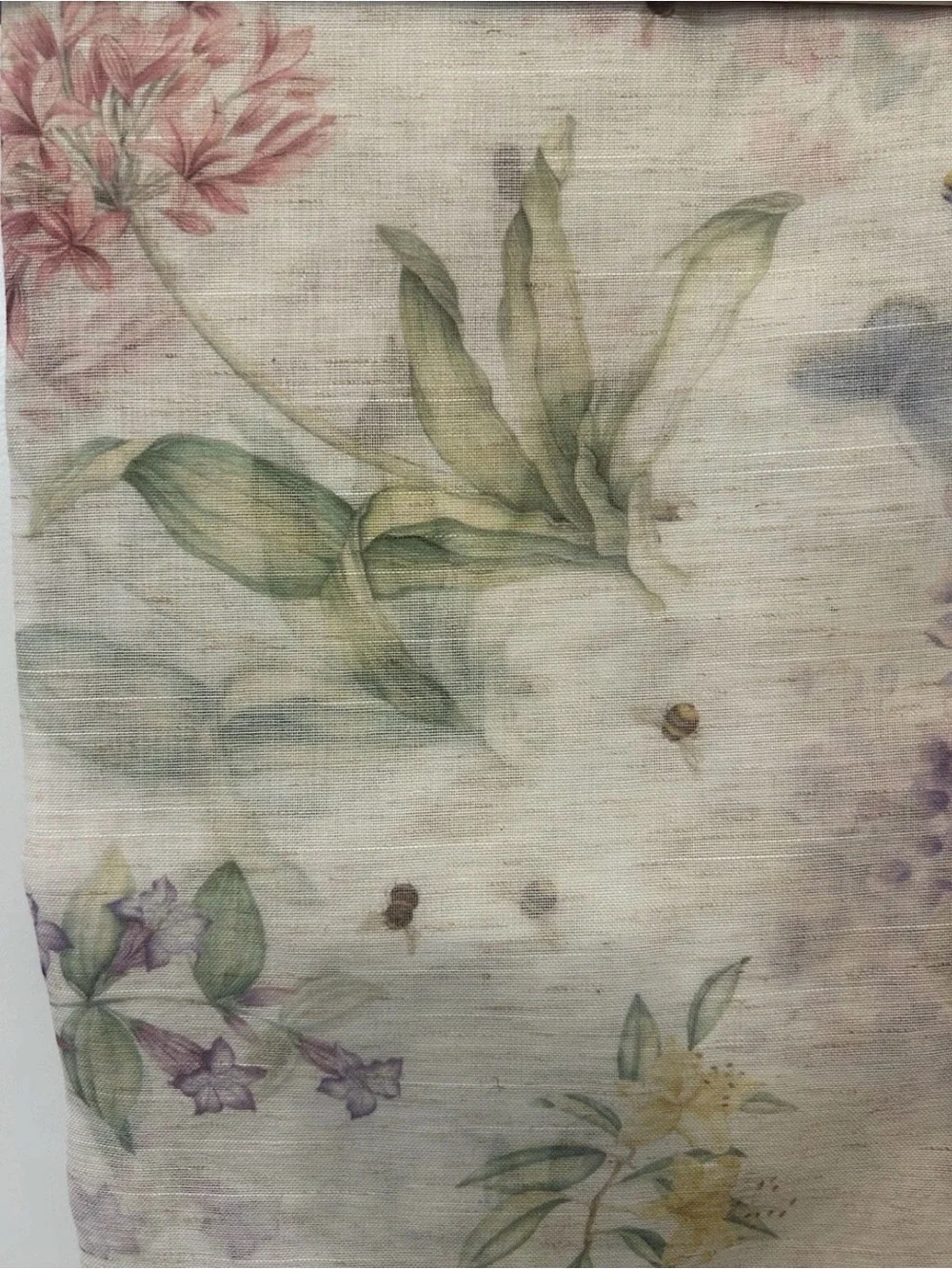 Lenox Butterfly Meadow Tie Top Curtains Drapes Panels 37